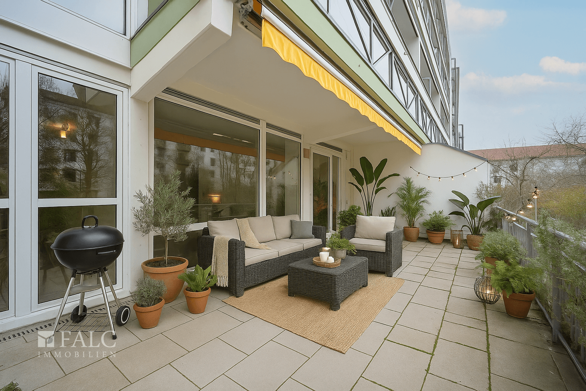 Einrichtungsbeispiel Terrasse